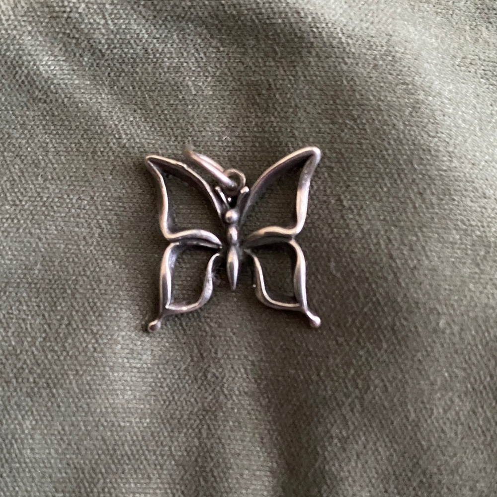 Sterling Silver 925 Butterfly Pendant